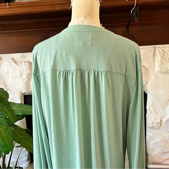 Wonderly Mint Green Women's Tunic Top Size XL - Picture 8 of 10